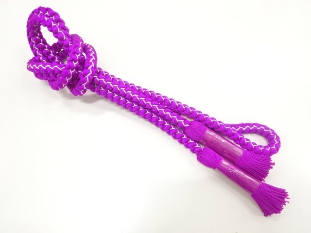 未使用品　正絹　手組帯締め